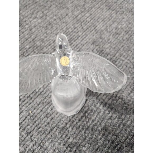 VTG 1993 Cristal D' Arques France Lead Crystal Cut Glass Flying Bird Figurine - Picture 9 of 13